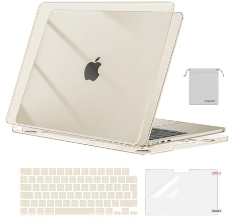 MOSISO Custodia Compatibile con MacBook Air 13 Cover M5 M4 M3 M2 2026-2022