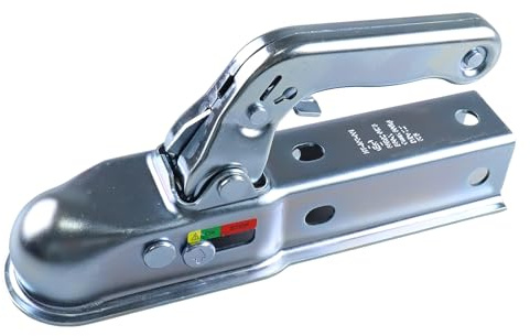 Universal Anhängerkupplung 40mm Vierkant Anhängerkupplung 800kg, Kugelkopfkupplung kompatibel mit PKW, SUV und Bootstrailer