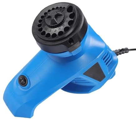 Uqezagpa Tragbarer Bohrerspitzer für den Heimgebrauch, Spiralbohrer, elektrische Schleifmaschine, rutschfest, passend für Größen 1/8 Zoll bis