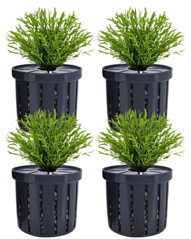 Aquarium Plant Containers | Stable Fish Tank Plant Basket,Aquarium Hydroponics Planting Planter for Businesses Hotel Rental Restaurant Apartment Home