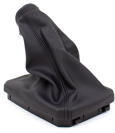 Schaltsack Schaltmanschette Schwarz Echtleder für Opel Tigra 2004-2009, Combo 2001-2012, Corsa C 2000-2006, Meriva A 2003-2010 – Ersatzteil 9200970, 738423