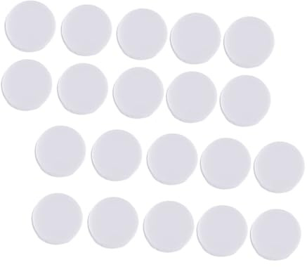 AKOOSY Lot de 50 Boîtes à Hochet en Plastique Blanc 15mm pour Kit De Réparation Bébé Et Animaux, Insertion Sonore De Ballon, Accessoires Bricolage Fabrication Jouets Éducatifs Garçon Et Filles