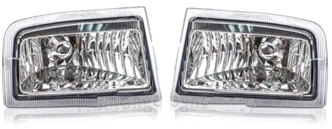 Qsnfda Luces Antiniebla Coche Para Toyota Para Tierra Para Cruiser Para Prado J90 J95 1999-2002 Faro Lámpara Conducción Luz Niebla Led Luz Niebla Coche(Halogen L and R)