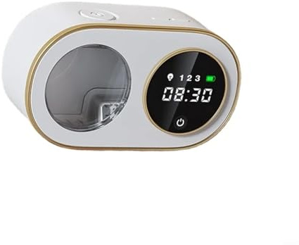 EffiFish Dispenser di sapone schiumogeno intelligente con display a LED, 320 ml, touchless, 3000 mAh, ricaricabile, automatico per cucina e bagno (tre marce bianco)