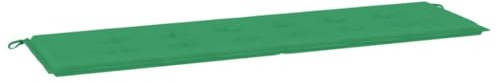 vidaXL Gartenbankauflage, Bankauflage Sitzkissen Outdoor, Polsterauflage Auflage für Gartenbank, Bankpolster Bankkissen, Grün 180x50x3cm Oxford-Gewebe