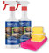ABACUS® Backofenreiniger, Grillreiniger mit Mikrofasertuch & Schwämmen - Backofen- & Grillreiniger Set 750 ml gebrauchsfertig (7397)