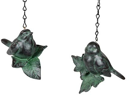 2er Set Hänger Vogel für Meisenknödel 47 cm Dekohänger Aufhänger Vogelfutter
