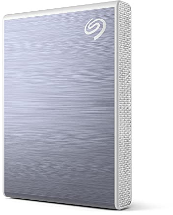 Seagate One Touch SSD, 1TB - Colore blu, velocità fino a 1.030 MB/s, con app Android, 1 anno di Mylio Create, 4 mesi di piano Fotografia Adobe Creative Cloud e servizi Rescue (STKG1000402)
