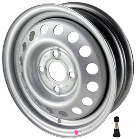 p4U Anhänger Felge Stahlfelge 4 J x 13 100x4 ET30 500KG Tragkraft ML 57 Wohnwagen (+ Snap-In-Ventil)