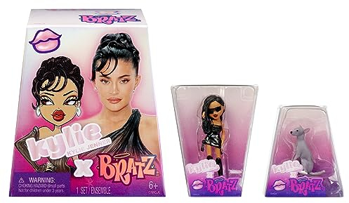 Bratz Mini x Kylie Jenner - Serie 1-2 Mini Bratz in jeder Packung - Die undurchsichtige Verpackung dient gleichzeitig als Display - Sammelfiguren für Kinder und Sammler ab 6 Jahren
