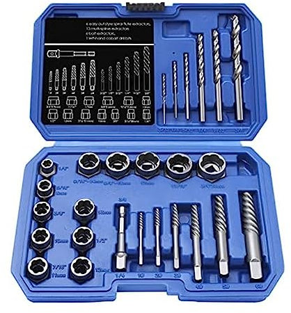 CENMEN Schraubenausdreher-Set, Schraubenausdreher-Set mit Sechskantadapter, Abisolier-Set