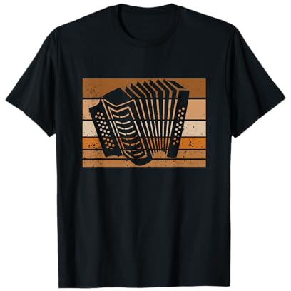 Akkordeon Steirische Harmonika Akkordeonspieler Band Polka T-Shirt
