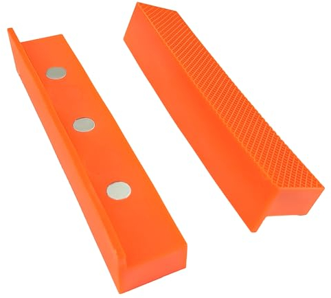 Étau de Protection Magnétique, TPU Mâchoires de Protection, Magnétiquement Étau Mâchoires de Protection, 15.5 CM * 2.8 CM Étau Mâchoires de Protection, Étau Mâchoires de Protection pour Bois