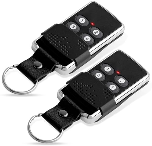 2 Stück für Wisniowski Cover 4GO: Garagentor-Handsender-Ersatz, 433,92 MHz