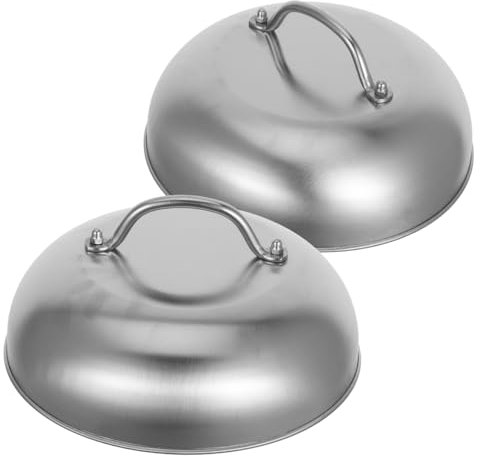 POPETPOP Coperchio per Pentola da Cucina Coperchi in Acciaio Inossidabile per Pentole Coperchio Universale per Pentole da Zuppa a Cupola Rotonda per Padella Resistente
