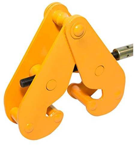 Heavy Duty Steel Plate Lifting Tongs Drum Lifter Lifting, Vertical Lifting Clamp Tongs Spreader Round Steel Clamp, Easy Move Effective Industrial Tool (A4)