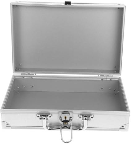 Artibetter Werkzeugkoffer Mit Schloss Robuste Aufbewahrungslösung Für Werkzeuge Dokumente Und Kosmetik Für Zuhause Und Unterwegs Vielseitiger Koffer Für Heimwerker Und Profis