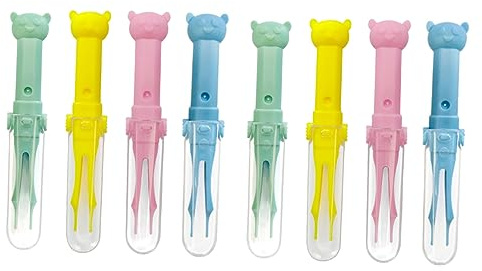 BIUDECO 8piezas De Limpieza Para Bebés Clip De Seguridad Para Oídos y Nariz Herramienta De Cuidado Infantil Diseño Único y Práctico Almacenamiento Conveniente
