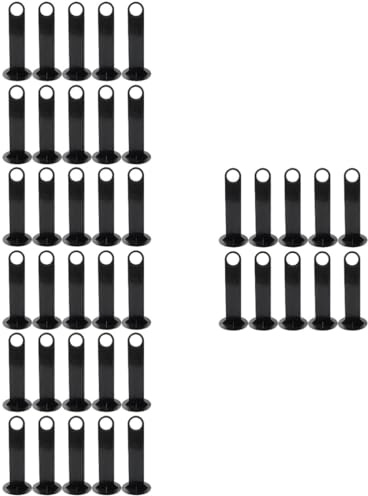 POPETPOP 4 Ensembles Égouttoir À Logo Étagère Cônes De Football pour L'entraînement Lancer Entrainement Football Accessoires Foot Supports De Cônes De Disque Portables Black 10 Pièces * 4