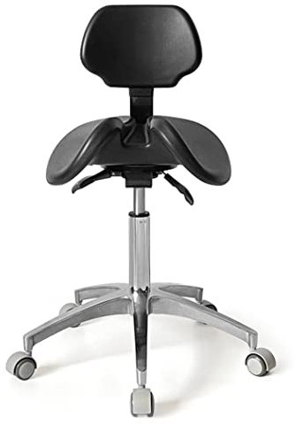 LULUMAIC Ergonomischer Sattelhocker Verstellbarer Sattelhocker Zahnstuhl für zahnärztliche Labor -Salon -Massage -Studio -Büro, B2