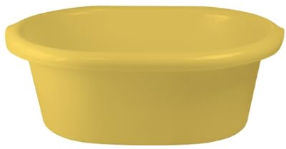 GIO'STYLE Bacinella Ovale Colors | Ideale per la Pulizia | Giallo | 18 L | Polipropilene