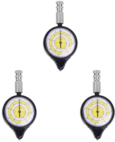 Giwnhvx 3 x Kartenmesser, Entfernungsmesser, Kilometerzähler, Multifunktions-, Kurvimeter, Outdoor, Klettern, Sport, Karte, Entfernungsmesser