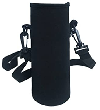 AWJUWHBJ Porte-bouteille isotherme pour bouteille d'eau portable pour bouteille isotherme 600/800/1100/1500 pour bouteilles d'eau, Noir pur, 1500ml cover