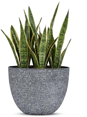 SG Traders Plant Pots Outdoor - Premium Garden Planters for Outdoor Use, Durable Flower Pots with Drainage Holes – Modern Patio Planters for Garden, Balcony, or Home Décor