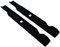 2 x 48,5 cm (38) tagliaerba Set per AYP, Husqvarna, Roper, Partner, Viking, Elektrolux, Mc Culloch con 5 stelle.