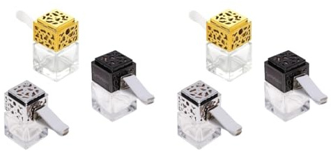 6 Pezzi Bottiglia di Profumo Accessori Auto Auto Sfiato Bottiglie Aroma Diffusore Flacone Profumo Profumo