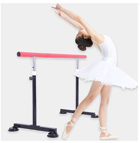 An der Wand montierte Ballettstange, höhenverstellbarer Stab aus Holz für Heimtanz-Trainingsstange, Feste Ballettstange für den Innenbereich, Tanzliebhaber (schwarz 1,5 m)