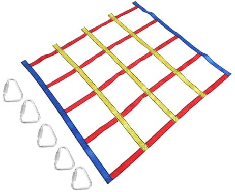 Milisten Set De Red De Escalada para Exterior Juguete Colgante Desarrollo De Habilidades y Diversión