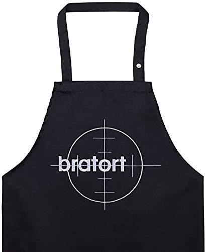 EXPRESS-STICKEREI Schürze Griller Lustig - mit Spruch lustige Kochschürze Grillschürze für Damen/Männer mit Gestickter Spruch Verstellbare Latzschürze Küchenschürze Geschenk Grillfan BBQ Vatertag
