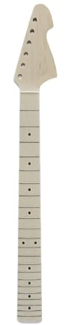 Yinfente Electric Guitar Neck 22Fret 25.5inch Maple Fretboard Dot Inlay Bolt On Guitar Neck Replacement Unfinished