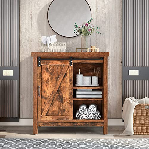 GGMWDSN Buffet, Armoire de Cuisine avec Porte Coulissante et Niveaux D'éTagèRes RéGlables, Armoire de Salle de Bain, Salon, Couloir, Cuisine, Bureau à Domicile, Cadre en Acier, Style Industriel