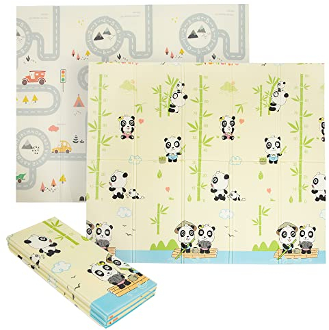 Trendcool Tappeto Bambini . Tappeto neonato . Tappeto gioco bambini . Base in Gomma Eva 1,8x2m. Tappeto Bambini. Materassino bambini pavimento. Coperta da Gioco per Bambini. (Style 7)