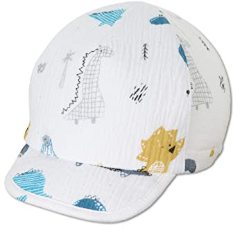 Sterntaler Unisex Kinder Schirmmütze Dinosaurier Kindermütze, Ecru, 45 EU