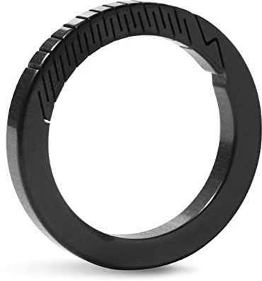 TIKIDESIGN Titan Karabiner Schlüsselring,Rund Karabiner Schlüsselanhänger Titan,Rund Karabinerhaken Klein Titan Carabiner Small zum Organisieren von Schlüsseln und edc-Miniwerkzeugen