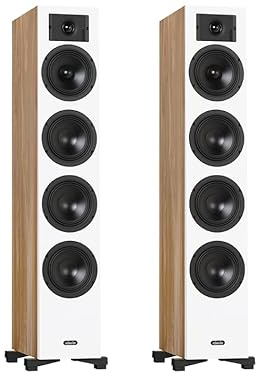 Indiana Line Diva 6 diffusori da pavimento - coppia (bianco/noce)