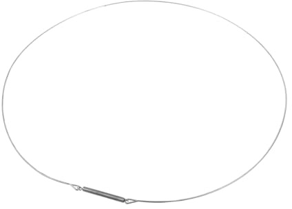 HYTROVE Ressort de Remplacement pour Soufflet de Porte en Acier Inoxydable 34cm, Colier de Serrage Métallique Facile à Installer pour Machine à Laver, Protège Fuites