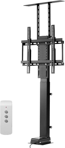 VEVOR Supporto TV Motorizzato Staffa Supporto per TV Capacità di Carico max. 60 kg, Telaio TV Elettrico Verticale a Sollevamento di Altezza con Telecomando per TV 813-1397 mm con VESA 40x40 cm