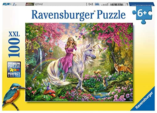 Ravensburger Unicorn Fantasy Jigsaw Puzzle for Girls and Boys Age 6 Years Up - 100 Pieces