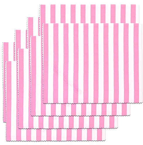 Das blaue Wunder Brillant Premium 40 cm x 50 cm (rosa, 8) Putztuch Trockentuch Reinigungstuch Spiegel und Fenster…