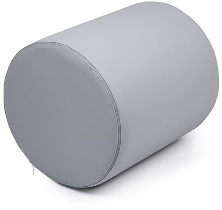 Sport-Thieme Lagerungsrolle Vita-Roll | Vielseitige Gymnastik- und Sportrolle | Strapazierfähiges Kunstleder | Für Wirbelsäule, Rücken & Beine | Polychlorid | PU-Schaum | 48x40 cm