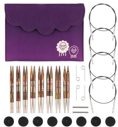 KnitPro Symfonie Punte per ferri circolari intercambiabili Deluxe Set - (3,50-8,00 mm)