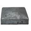 Sud Bois Chapeau pour Poteau Carré Pyramide galvanisé 9 x 9 cm