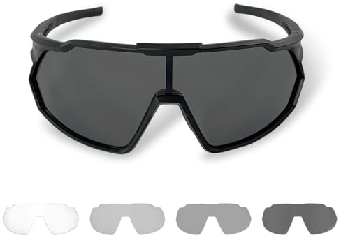 TWO-X Speed Sportbrille Light Photochromic Fahrradbrille MTB Unisex Radbrille Sonnenbrille selbsttönend