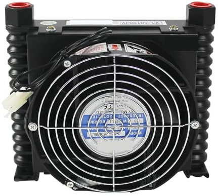 AF0510T-CA 10L/Min Radiatore idraulico Raffreddato ad aria Scambiatore di calore for sistema idraulico CNC Ampia area di dissipazione del calore(AC220)