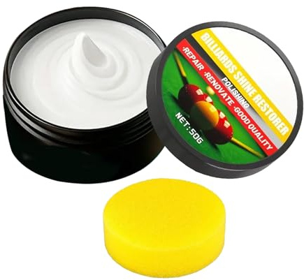 Générique Lucidatura per palline da biliardo, 50 g di lucentezza per manutenzione | Manutenzione di palline da biliardo e piscina - per sport all'aria aperta rimozione polvere sporca uso misto