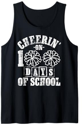 Jubeln Sie 100 Tage lang Spaß im Cheerleader Spirit Squad an Tank Top